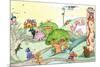 Wacky Fairy Tales - Humpty Dumpty-Marsha Winborn-Mounted Giclee Print