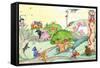 Wacky Fairy Tales - Humpty Dumpty-Marsha Winborn-Framed Stretched Canvas
