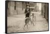 Waco: Messenger, 1913-Lewis Wickes Hine-Framed Stretched Canvas