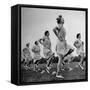 WACs Doing Daily Calisthenics Exercises-Marie Hansen-Framed Stretched Canvas