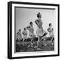 WACs Doing Daily Calisthenics Exercises-Marie Hansen-Framed Premium Photographic Print