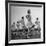 WACs Doing Daily Calisthenics Exercises-Marie Hansen-Framed Photographic Print