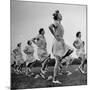 WACs Doing Daily Calisthenics Exercises-Marie Hansen-Mounted Photographic Print