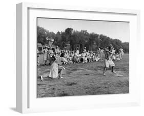 Wacs Playing Game of Softball-null-Framed Photographic Print