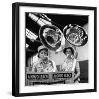 WACs Playing Tubas in Band-Marie Hansen-Framed Premium Photographic Print