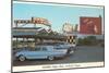 Waddle's Drive-In, Roadside Retro-null-Mounted Art Print