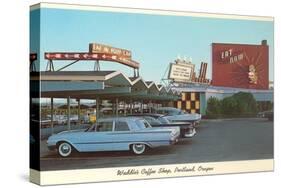 Waddle's Drive-In, Roadside Retro-null-Stretched Canvas