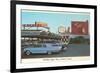 Waddle's Drive-In, Roadside Retro-null-Framed Premium Giclee Print