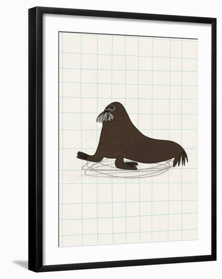 Waddling Walrus-Lisa Stickley-Framed Giclee Print