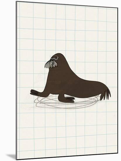 Waddling Walrus-Lisa Stickley-Mounted Giclee Print