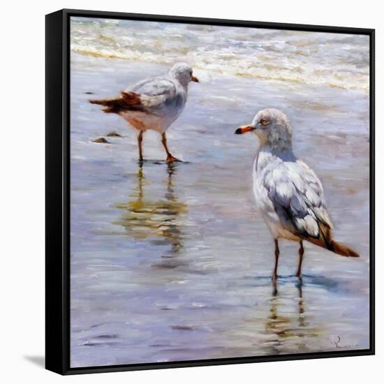 Waders-Lucia Heffernan-Framed Stretched Canvas