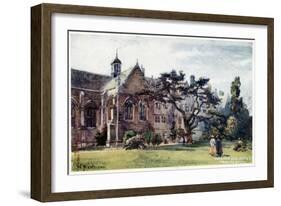 Wadham College from the Garden-William Matthison-Framed Giclee Print