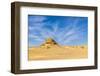 Wadi al Hitan, Faiyum, Egypt. Eroded bluff at Wadi el-Hitan paleontological site.-Emily Wilson-Framed Photographic Print