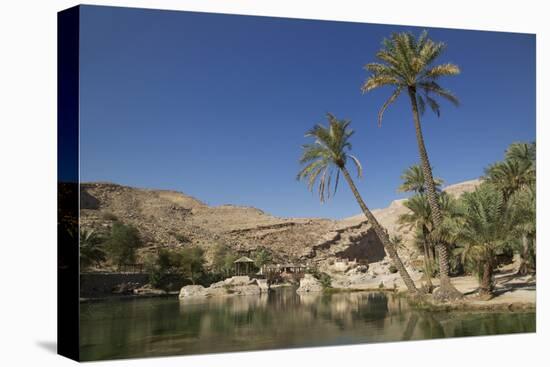 Wadi Bani Khalid, an Oasis in the Desert, Oman, Middle East-Angelo Cavalli-Stretched Canvas