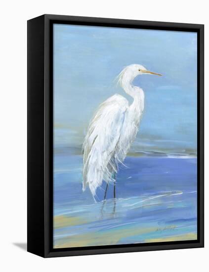 Wading Egret I-Sally Swatland-Framed Stretched Canvas