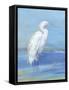 Wading Egret I-Sally Swatland-Framed Stretched Canvas