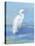 Wading Egret I-Sally Swatland-Stretched Canvas