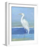 Wading Egret II-Sally Swatland-Framed Art Print