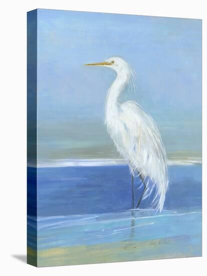 Wading Egret II-Sally Swatland-Stretched Canvas