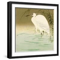 Wading Egret-Koson Ohara-Framed Premium Giclee Print