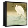 Wading Egret-Koson Ohara-Framed Stretched Canvas