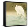 Wading Egret-Koson Ohara-Framed Stretched Canvas