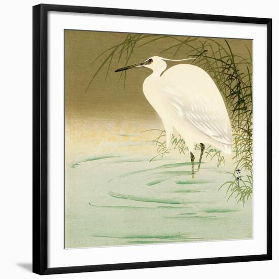 Wading Egret-Koson Ohara-Framed Giclee Print