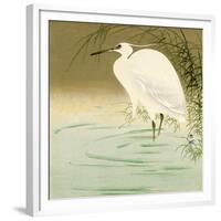 Wading Egret-Koson Ohara-Framed Giclee Print