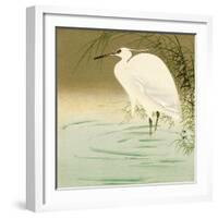 Wading Egret-Koson Ohara-Framed Giclee Print