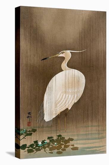 Wading Egret-Koson Ohara-Stretched Canvas