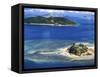 Wading Island and Castaway Island, Fiji-David Wall-Framed Stretched Canvas