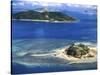 Wading Island and Castaway Island, Fiji-David Wall-Stretched Canvas