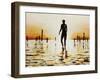 Wading-Sydney Edmunds-Framed Giclee Print