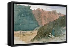 Wady Sidera, 1849-Edward Lear-Framed Stretched Canvas