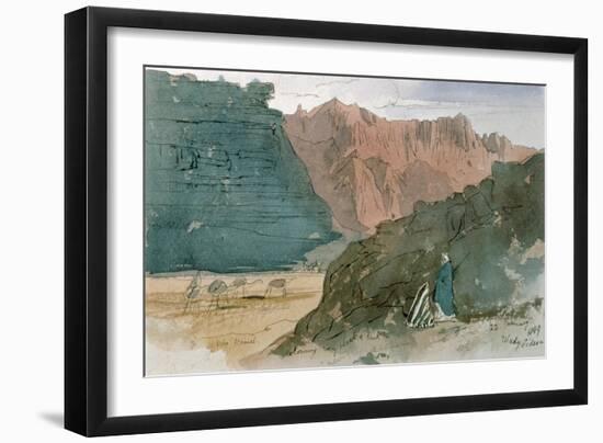 Wady Sidera, 1849-Edward Lear-Framed Giclee Print