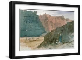 Wady Sidera, 1849-Edward Lear-Framed Giclee Print