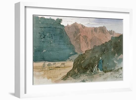 Wady Sidera, 1849-Edward Lear-Framed Giclee Print