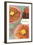 Waffles and Pancakes-null-Framed Art Print