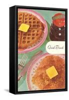 Waffles and Pancakes-null-Framed Stretched Canvas