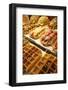 Waffles, Brussels, Belgium, Europe-Neil Farrin-Framed Photographic Print