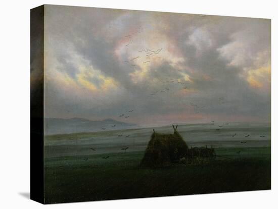Waft of Mist, circa 1818-20-Caspar David Friedrich-Stretched Canvas