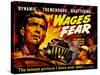 Wages of Fear, UK Movie Poster, 1953-null-Stretched Canvas