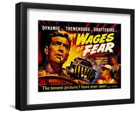 Wages of Fear, UK Movie Poster, 1953-null-Framed Art Print