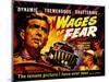 Wages of Fear, UK Movie Poster, 1953-null-Mounted Art Print