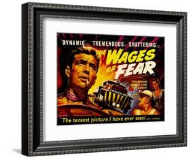 Wages of Fear, UK Movie Poster, 1953-null-Framed Art Print