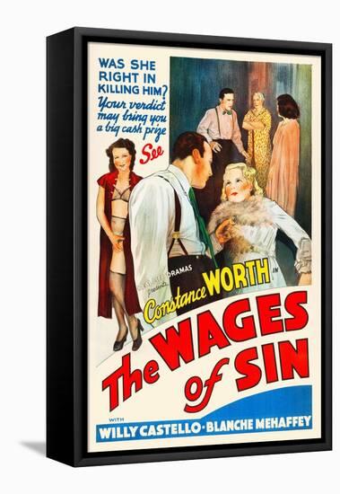 Wages Of Sin-Mack Enterprise-Framed Stretched Canvas