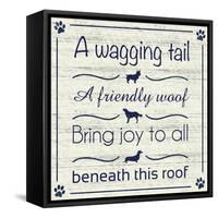 Wagging Tail-Lauren Gibbons-Framed Stretched Canvas