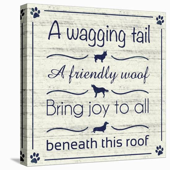Wagging Tail-Lauren Gibbons-Stretched Canvas