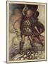 Wagner, Ring, Donner-Arthur Rackham-Mounted Art Print