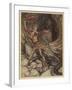 Wagner, Ring, Dragon-Arthur Rackham-Framed Art Print